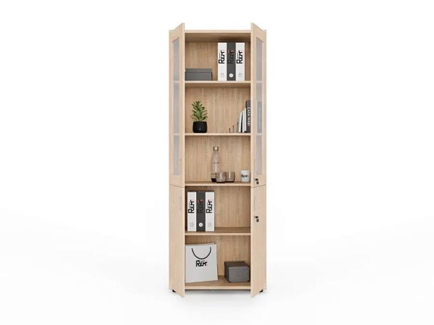 ЛАЙТ / LIGHT RLG041-70x35 Шкаф 4 двери 70x35x183 Дуб Сонома - Вид 2