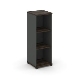 Concept Стеллаж 1 узкая секция, 3 ниши CN.STU-310 Дуб Мали/Антрацит/Металл Антрацит 420*420*1186 - Фото предпросмотра