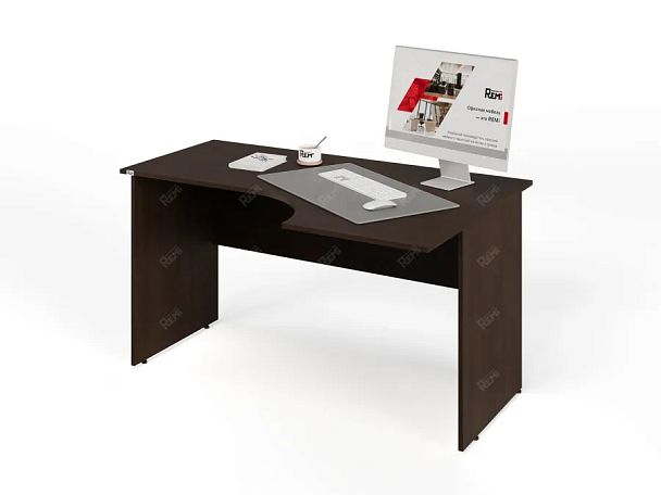 ЛАЙТ / LIGHT RLG004-14x9R Угловой стол 140x90x75 Венге - Вид 3