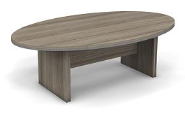 Конференц-стол овальный 2200 Берлин Дрифтвуд/Серый КСО 220 - Фото предпросмотра