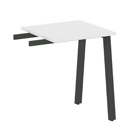 Metal System Приставной элемент на А-образном м/к БА.ПР-1 Белый/Антрацит металл 600*600*750 - Фото предпросмотра