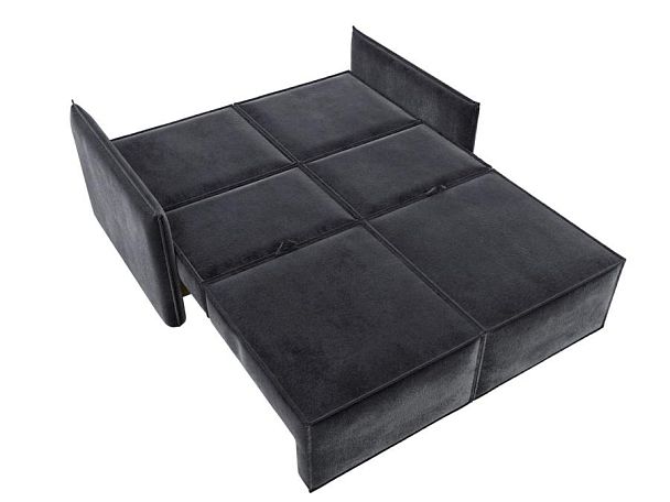 Диван прямой Либерти мини Велюр серый - Вид 10