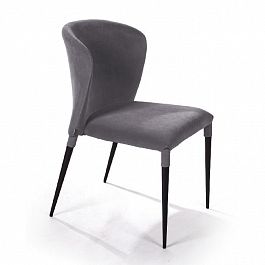 Стул Albert в шортиках, антрацит, стопируемый - Фото предпросмотра