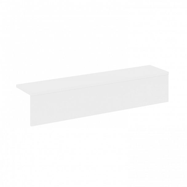 Накладка прямая низкая на 2 модуля "Onix" О.R-NP.N-98.2 белый - Вид 1