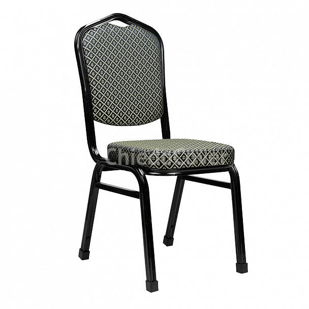 Стул Хит 25мм - черный, серый, с наружними заглушками, стопируемый - Вид 2