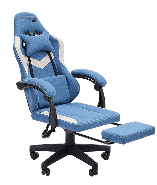 Кресло CHAIRMAN CH26 ткань, голубой - Вид 3