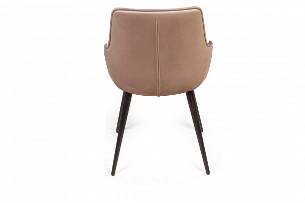 Стул Capri  поворотный 360 градусов, бархат бежевый 5 / опора конус - Вид 6