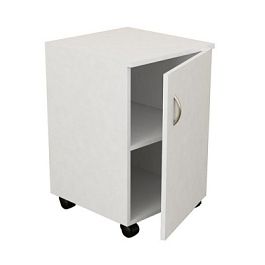 Тумба прикроватная на колесах с 1 дверцей (М-114) - Фото предпросмотра