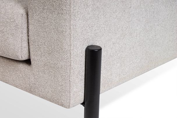 Двухместный диван Kruz 160x78x83 чёрный - Вид 8