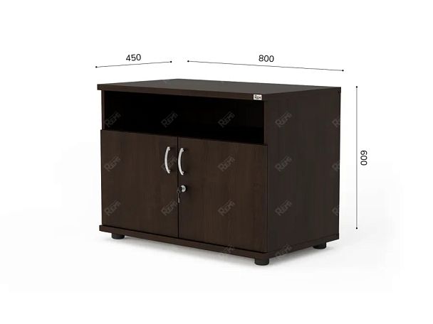 ЛАЙТ / LIGHT RLG018-80x45 Тумба под оргтехнику 80x45x60 Венге - Вид 3