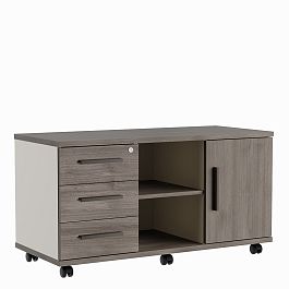 Приставка подкатная New Line 117,4x51x62 дуб шамони темный - Фото предпросмотра