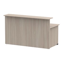 Стойка ресепшн прямая СР-180/80 ясень шимо светлый - Фото предпросмотра