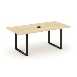 Style Project Direct Direct Стол переговорный SN-6O.SPRG-198 Акация Лорка/Металл Черный 1980*980*750 - Фото предпросмотра