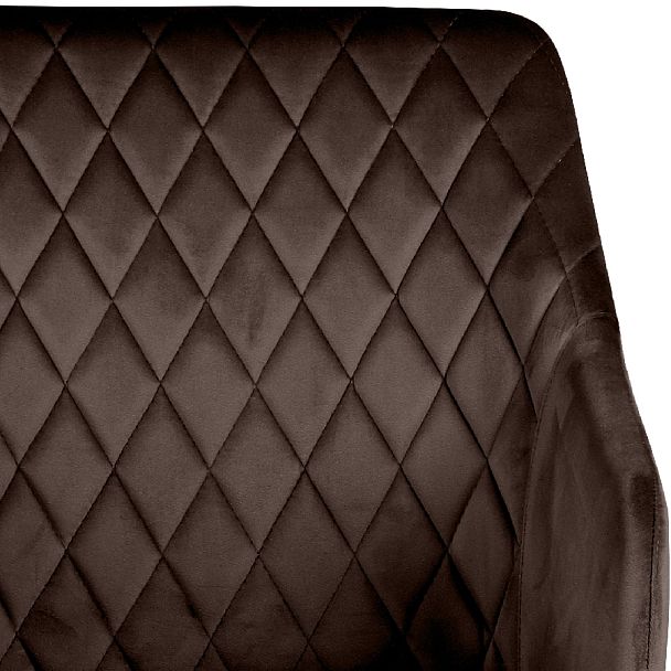 Комплект барных поворотных кресел Барли К, Confetti coffee/черный, 2 шт. - Вид 8