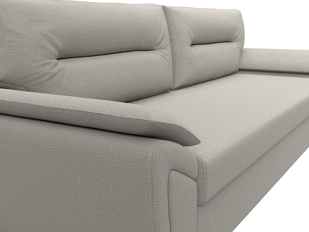 Диван прямой Нэстор Лайт Рогожка бежевый - Вид 4