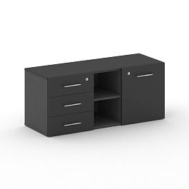 Cross Греденция CRU.GR-2 Базальт UM/Черный UM 1250*460*532 - Фото предпросмотра