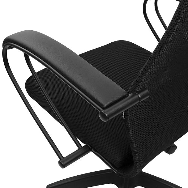 Кресло офисное BRABIX PREMIUM "Ultimate EX-800" пластик, плотная двойная сетка Х2, черное, 532914 - Вид 9