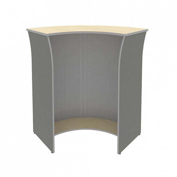 Стойка угловая "Riva" А.РС-5.5 ролета клен/металлик - Вид 1