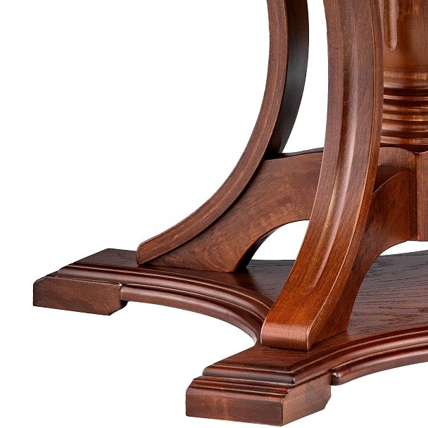 Стол деревянный раскладной Лорден D120 Миланский орех - Вид 12