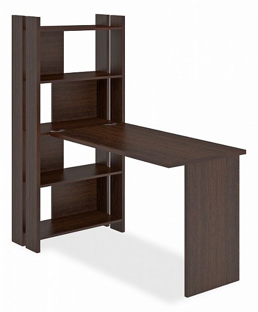 Стол компьютерный Домино Лайт СТЛ-ОВ+С120Прям без тумбы Венге - Вид 1