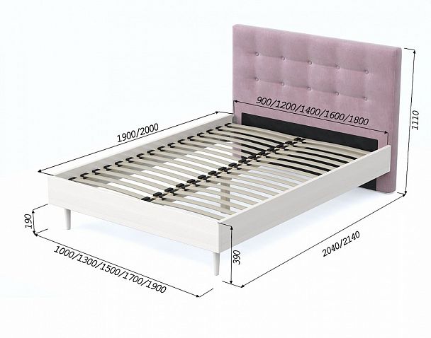 Кровать двуспальная Альмена - Вид 7