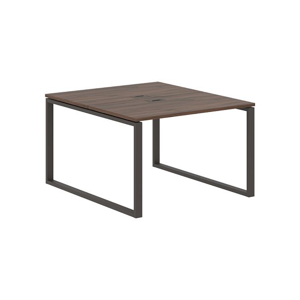 Стол 2-х местный EQWST 1113 Дуб Денвер тёмный/Мокко 1160х1346х750 EDIS - Вид 1