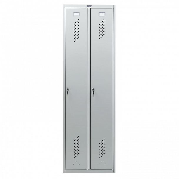 Шкаф металлический для одежды ПРАКТИК "LS-21", двухсекционный, 1830х575х500 мм, 29 кг - Вид 3