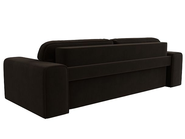 Прямой диван Лига-029 Микровельвет коричневый - Вид 6