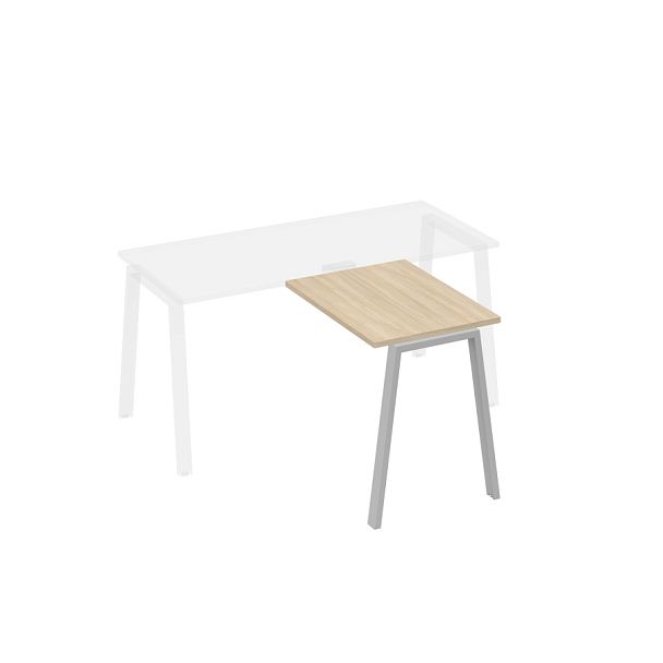 Брифинг-приставка с каркасом TRE A4 А4 Б3 071 БП дуб скандинавский / металлокаркас серый - Вид 1