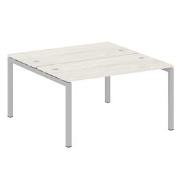 Metal System Quattro Р. ст. на П-образном м/к 50БП.РАС-СП-2.3 Дуб наварра/Серый металл 1400*1475*750 - Фото предпросмотра