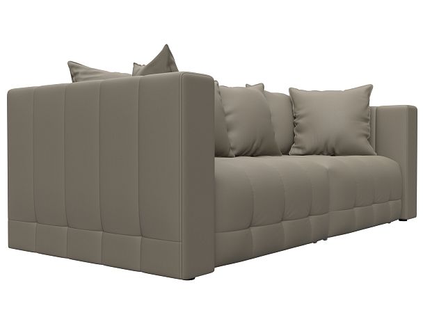 Диван прямой Лига-052 НПБ Экокожа бежевый - Вид 3