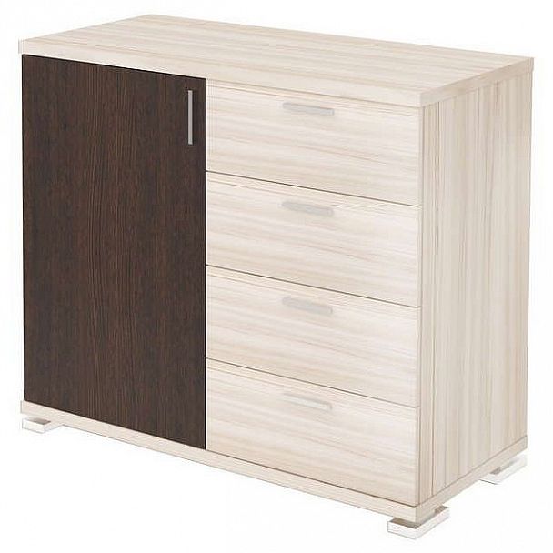 Комод Домино ТБ-4МН Венге/Карамель - Вид 1