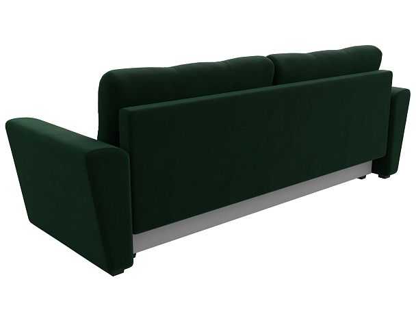 Диван прямой Амстердам Лайт (полностью велюр зеленый) - Вид 6
