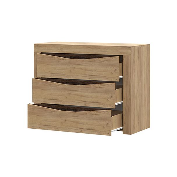 Спальня "Паола" КМ 701 (1010х780х435 мм) дуб крафт золото - Вид 2