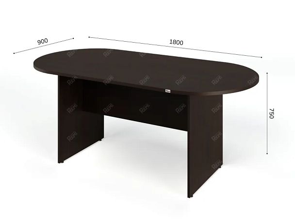 ЛАЙТ / LIGHT RLG010-18x9 Конференц-стол 180x90x75 Венге - Вид 6