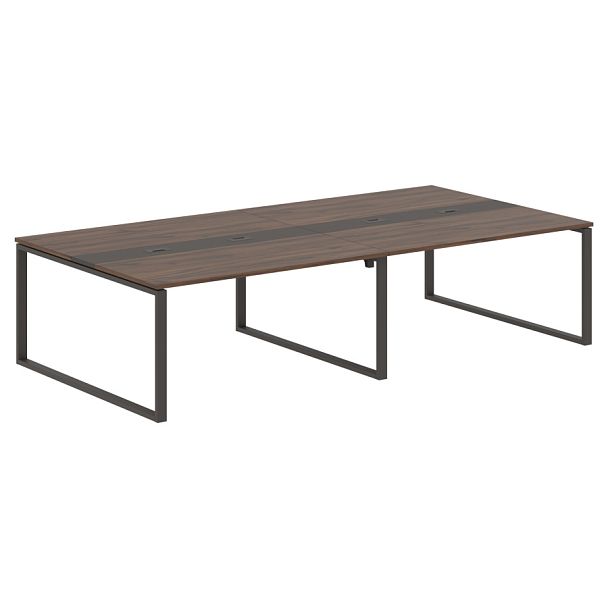Конференц стол EQCT 3116 Дуб Денвер темный/Мокко 3126х1606х750 EDIS - Вид 1