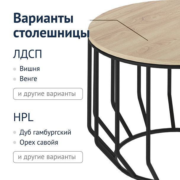 Стол журнальный Лофт-10 - Вид 5