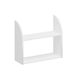 Полка навесная Комфорт К.704 белый премиум - Фото предпросмотра