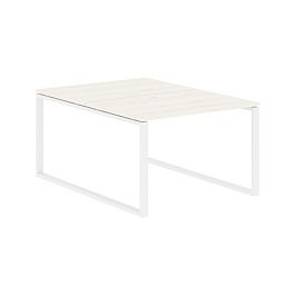 Стол 2-х местный EQWST 1116 Ясень Траун/Белый 1160х1606х750 EDIS - Фото предпросмотра