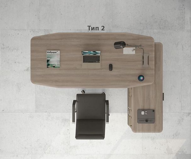 Брифинг-приставка фронтальная WOOD Time wood ТМ В2 073 МП мокко премиум - Вид 7