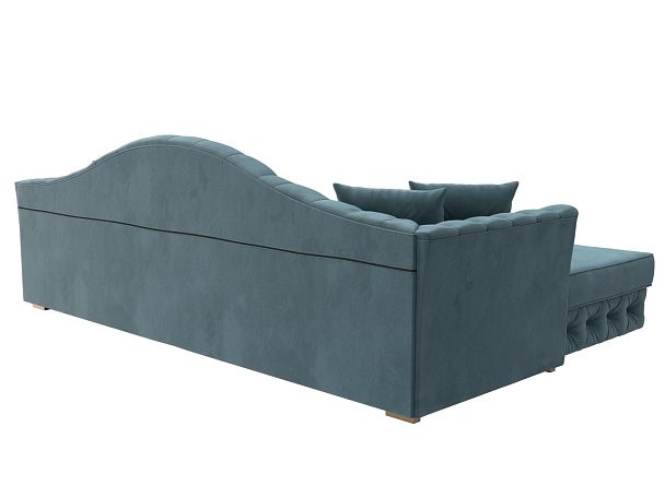 Диван угловой Артис левый угол Велюр бирюзовый - Вид 6