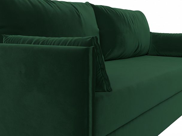Диван угловой Сайгон (полностью велюр зеленый) - Вид 4