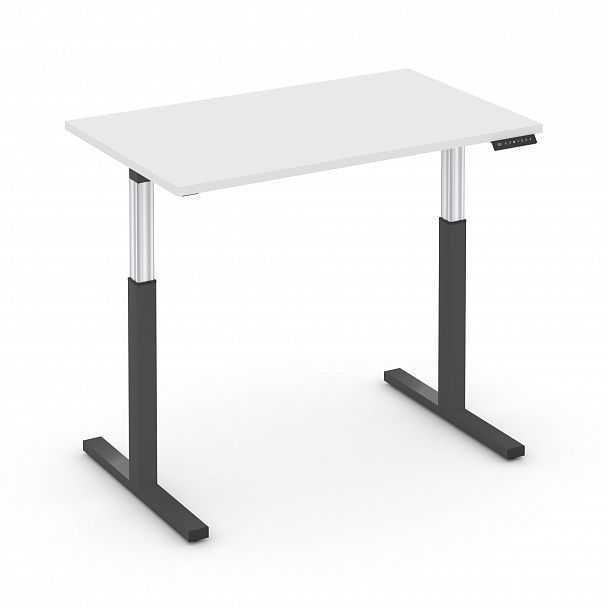Стол электроподъемный "MOVE UP" MV.SE-2.7 Антрацит металл / Белый Бриллиант - Вид 2