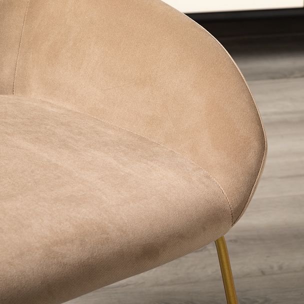 Кресло Kent Diag beige/Линк золото - Вид 13
