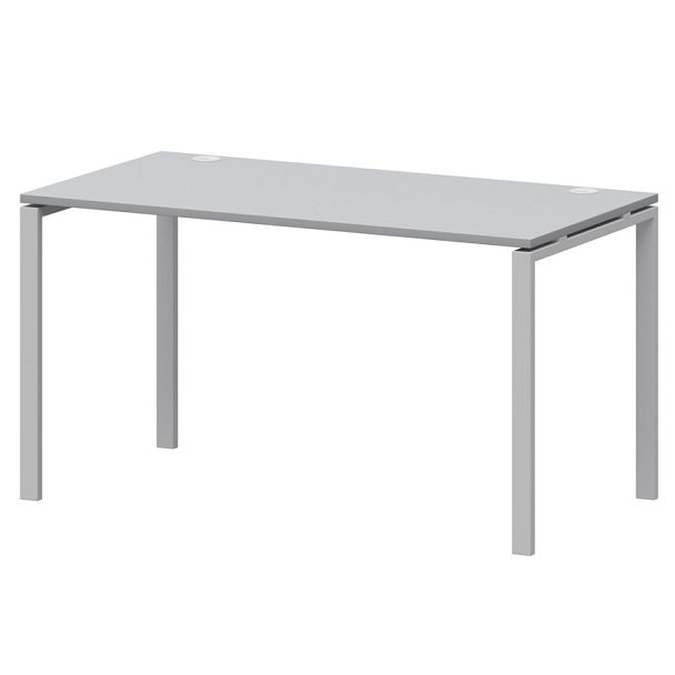 Стол на металлокаркасе АМ-002.60 Серый/Белый 1200x600x760 Арго-М - Вид 1