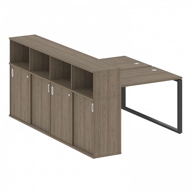 Рабочая станция "Metal System" БО.РС-СШК-4.2 вяз/антрацит - Вид 1