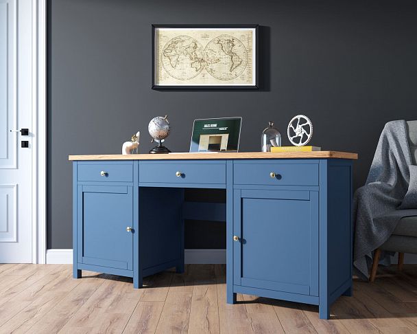 Большой рабочий стол "Jules Verne" JV02ETGB - Вид 4