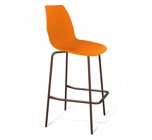 Стул барный Sheffilton SHT-ST29/S29P оранжевый оранжевый ral2003/медный металлик - Вид 1