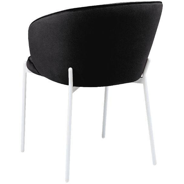 Стул кухонный Миэль черный велюр/белый - Вид 5