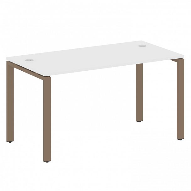 Стол "Metal System" БП.СП-3 белый/мокко - Вид 1